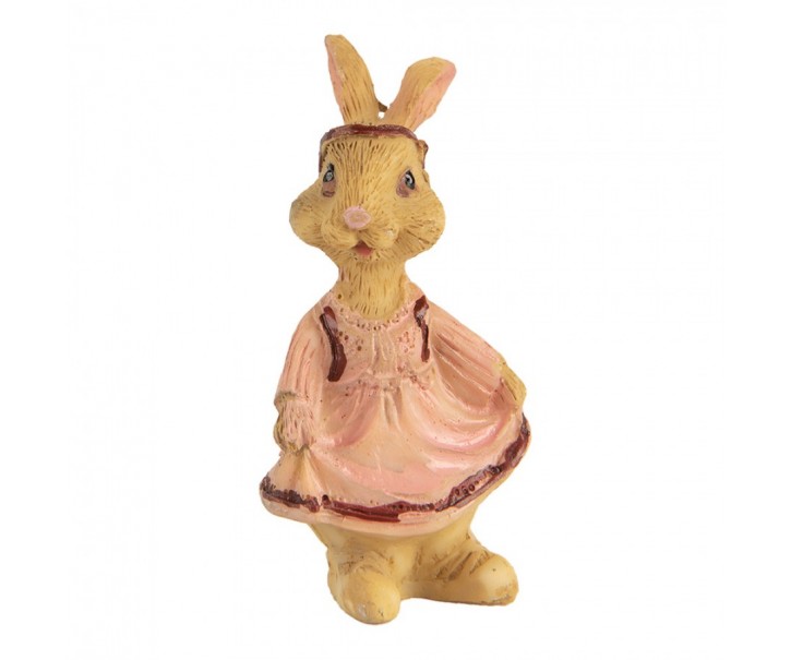 Decorative Figurine Rabbit 3x3x5 Cm Brown Plastic - 3*3*5 cm Clayre & Eef