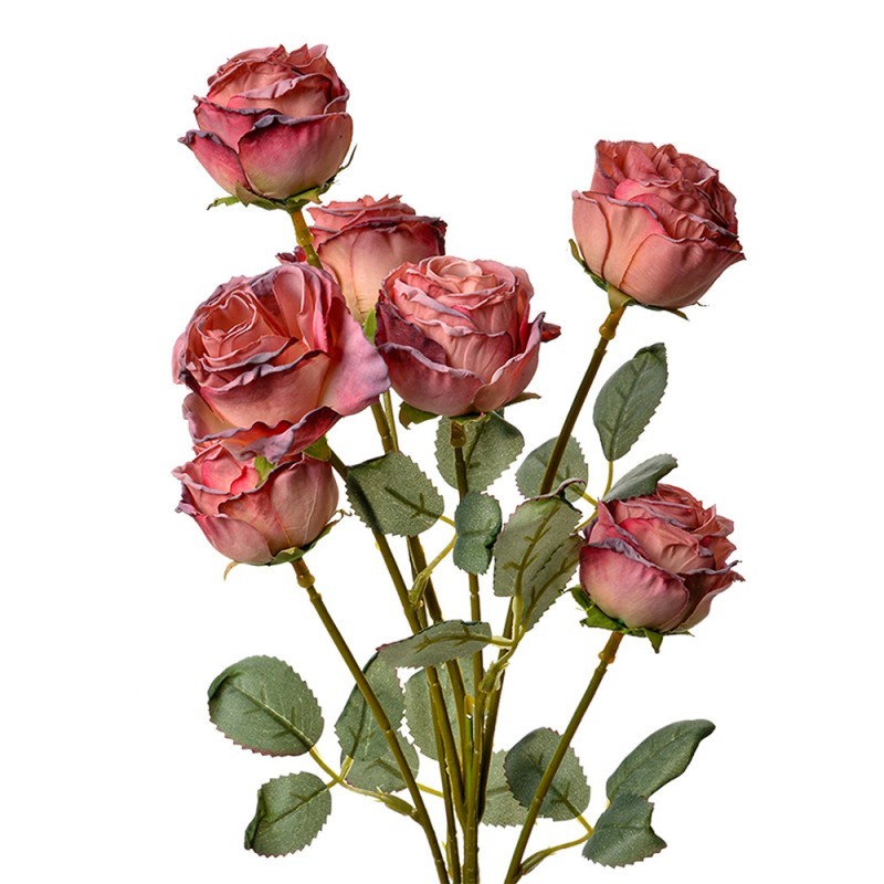 Růžová umělá větvička růže Rose pink - 8*8*55 cm