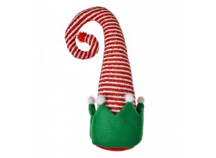 Christmas Decoration Christmas Hat 35 Cm Red Fabric - 17*8*35 cm