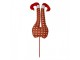 Christmas Decoration Elf 67 Cm Red Fabric - 23*6*67 cm Clayre & Eef