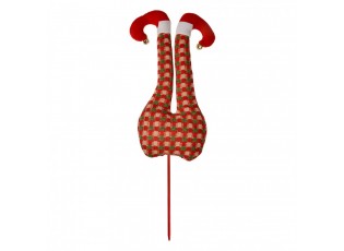 Christmas Decoration Elf 67 Cm Red Fabric - 23*6*67 cm
