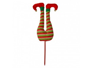 Christmas Decoration Elf 50 Cm Red Fabric - 19*4*50 cm