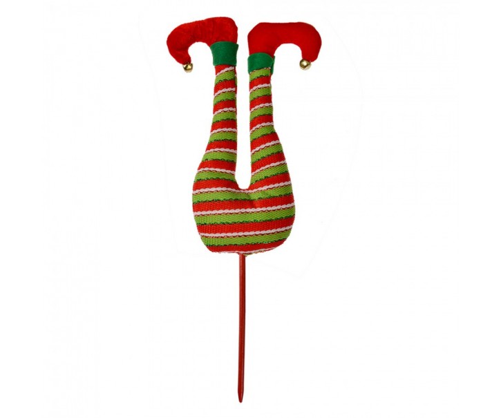 Christmas Decoration Elf 50 Cm Red Fabric - 19*4*50 cm Clayre & Eef