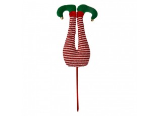 Christmas Decoration Elf 52 Cm Red Fabric - 19*4*52 cm