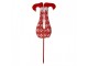 Christmas Decoration Elf 80 Cm Red Fabric - 19*4*50 cm Clayre & Eef