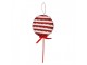 Christmas Ornament Lollipop 14x4x30 Cm Red Plastic - 14*4*30 cm Clayre & Eef