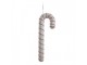 Christmas Ornament Candy Cane 11x4x33 Cm White Plastic - 11*4*33 cm Clayre & Eef