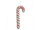 Christmas Ornament Candy Cane 10x3x26 Cm White Plastic - 10*3*26 cm Clayre & Eef