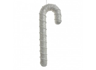 Christmas Ornament Candy Cane 12x4x33 Cm White Plastic - 12*4*33 cm