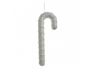 Christmas Ornament Candy Cane 12x4x33 Cm White Plastic - 12*4*33 cm
