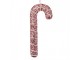 Christmas Ornament Candy Cane 7x2x17 Cm Pink Plastic - 7*2*17 cm Clayre & Eef