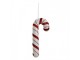 Christmas Ornament Candy Cane 20 Cm White Red Plastic - 8*3*20 cm Clayre & Eef
