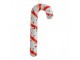 Christmas Ornament Candy Cane 17 Cm White Red Plastic - 7*2*17 cm Clayre & Eef