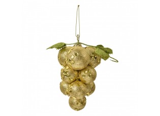 Christmas Ornament 10x10x15 Cm Gold Colored Plastic - 10*10*15 cm
