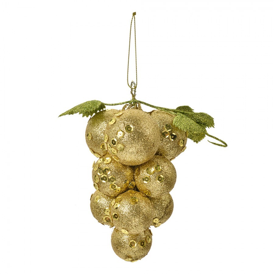 Christmas Ornament 10x10x15 Cm Gold Colored Plastic - 10*10*15 cm Clayre & Eef Christmas Ornament 10x10x15 Cm Gold Colored Plastic - 10*10*15 cm Clayre & Eef