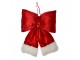 Christmas Ornament Bow 22x26 Cm Red Synthetic - 22*5*26 cm Clayre & Eef