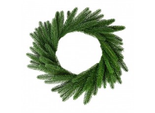 Christmas Wreath ? 55 Cm Green Plastic - ? 55*7 cm