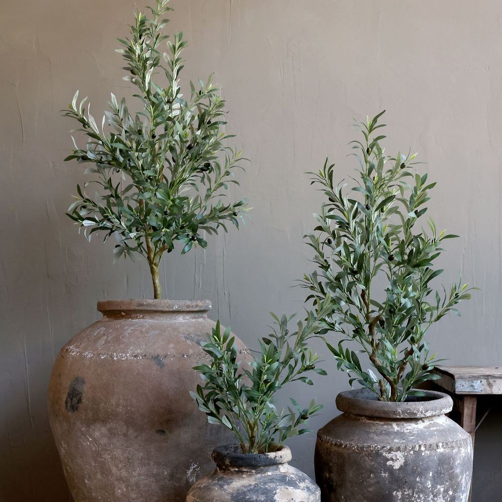 Dekorace umělý stromek olivovník s olivami Olea Tree - 15*170 cm