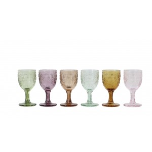 Sada 6ks barevných skleniček likérek Saint-Émilion - Ø5*10cm / 60ml