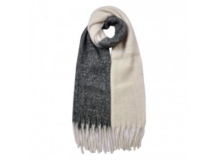 Winter Scarf Women 40x240 Cm Black Synthetic - 40*240 cm