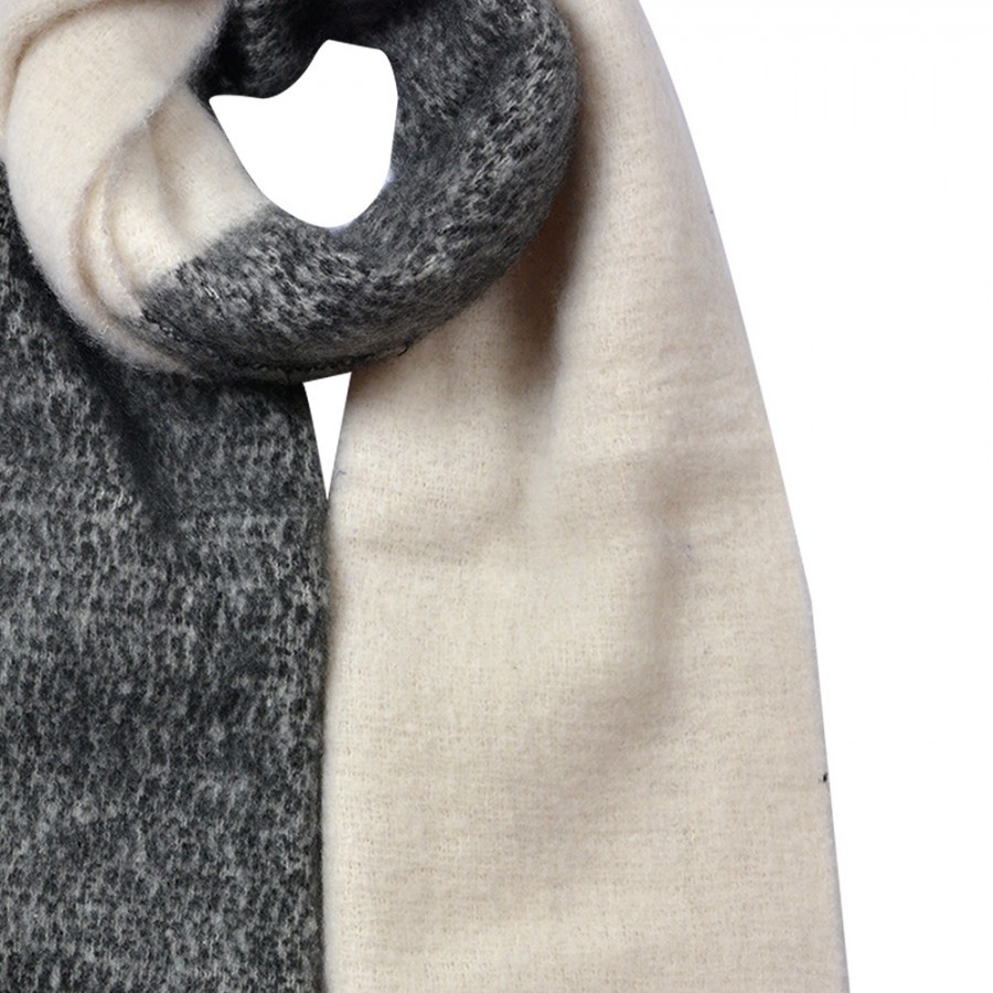 Winter Scarf Women 40x240 Cm Black Synthetic - 40*240 cm