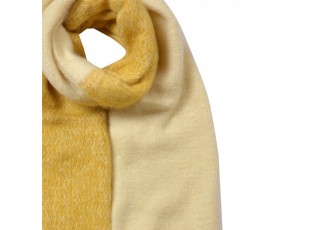 Winter Scarf Women 40x240 Cm Yellow Synthetic - 40*240 cm