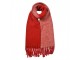 Winter Scarf Women 40x240 Cm Red Synthetic - 40*240 cm Clayre & Eef