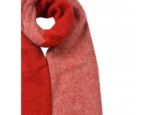 Winter Scarf Women 40x240 Cm Red Synthetic - 40*240 cm