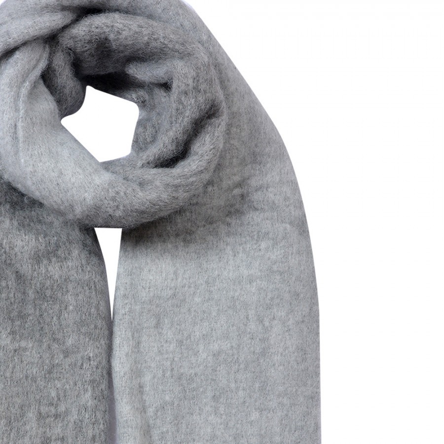 Winter Scarf Women 40x240 Cm Grey - 40*240 cm