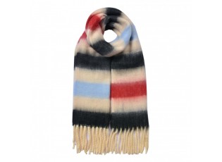 Winter Scarf Women 37x210 Cm Red Synthetic - 37*210 cm