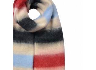 Winter Scarf Women 37x210 Cm Red Synthetic - 37*210 cm