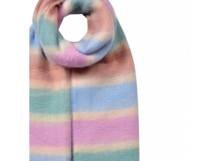 Winter Scarf Women 37x210 Cm Purple Synthetic - 37*210 cm