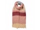 Winter Scarf Women 37x210 Cm Pink Synthetic - 37*210 cm Clayre & Eef