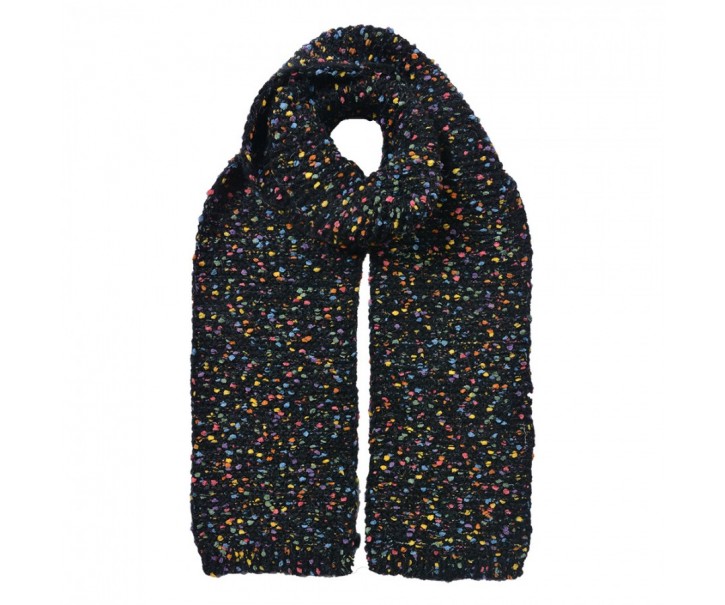 Winter Scarf Women 14x146 Cm Black Synthetic - 14*146 cm Clayre & Eef