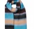 Winter Scarf Women 37x210 Cm Blue Synthetic - 37*210 cm Clayre & Eef