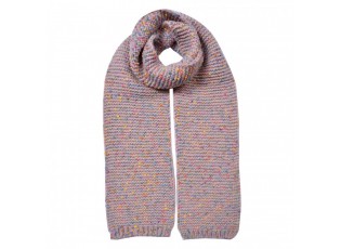 Winter Scarf Women 14x146 Cm Pink Synthetic - 14*146 cm