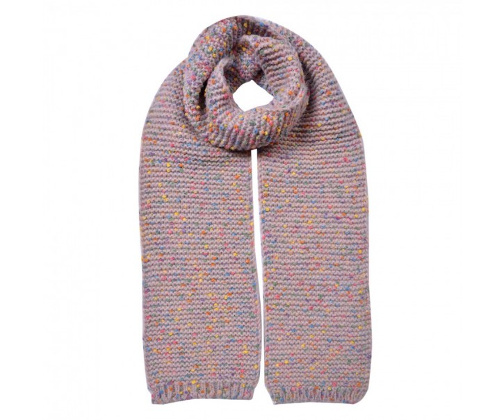 Winter Scarf Women 14x146 Cm Pink Synthetic - 14*146 cm Clayre & Eef