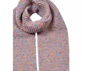 Winter Scarf Women 14x146 Cm Pink Synthetic - 14*146 cm