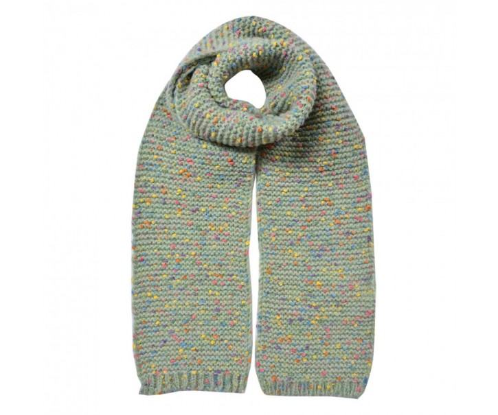 Winter Scarf Women 14x146 Cm Green Synthetic - 14*146 cm Clayre & Eef