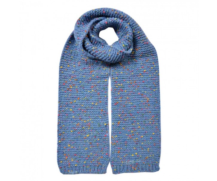 Winter Scarf Women 14x146 Cm Blue Synthetic - 14*146 cm Clayre & Eef