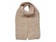 Winter Scarf Women 14x146 Cm Beige Synthetic - 14*146 cm Clayre & Eef