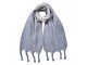 Winter Scarf Women 32x220 Cm Grey Synthetic - 32*220 cm Clayre & Eef