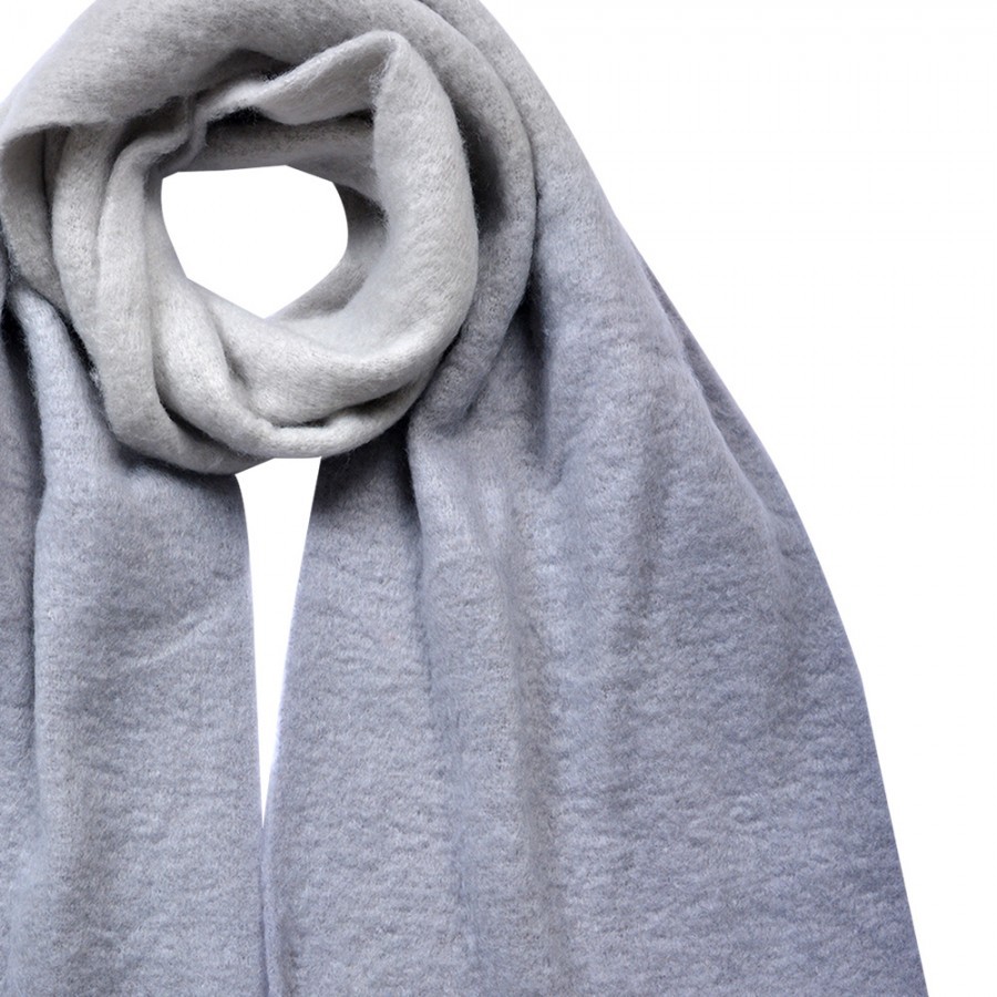 Winter Scarf Women 32x220 Cm Grey Synthetic - 32*220 cm Clayre & Eef Winter Scarf Women 32x220 Cm Grey Synthetic - 32*220 cm Clayre & Eef