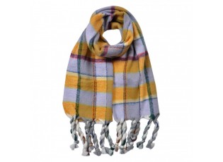 Winter Scarf Women 50x200 Cm Yellow Synthetic - 50*200 cm