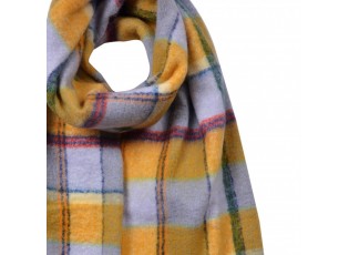 Winter Scarf Women 50x200 Cm Yellow Synthetic - 50*200 cm