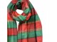 Winter Scarf Women 50x200 Cm Red Synthetic - 50*200 cm Clayre & Eef