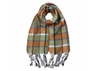 Winter Scarf Women 50x200 Cm Green Synthetic - 50*200 cm