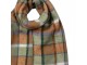 Winter Scarf Women 50x200 Cm Green Synthetic - 50*200 cm Clayre & Eef