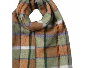 Winter Scarf Women 50x200 Cm Green Synthetic - 50*200 cm
