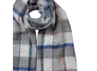 Winter Scarf Women 50x200 Cm Grey Synthetic - 50*200 cm